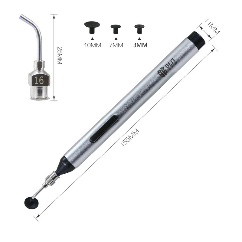 Vacuum Chamber Small - 1Pcs MINIสูญญากาศดูดปากกาBST-939 สูญญากาศดูดปากกาเครื่องมือหัวดูดสูญญากาศทางเลือกแหนบPick Upเครื่องมือซ่อม