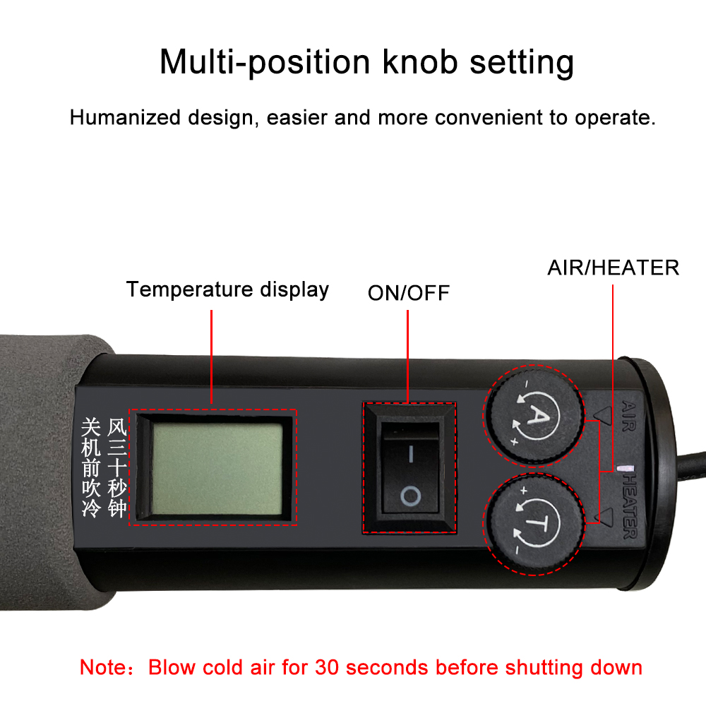 ปรับดิจิตอล HOT AIR GUN ปืนควา - Heat Gun Small บทวิจารณ์และราคา