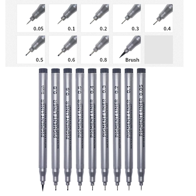 9 ชิ้น/ชุด ปากกามาร์คเกอร์หมึก - Copic Marker Sketch บทวิจารณ์และราคา