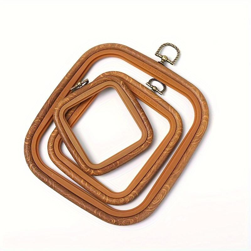 กรอบปักครอสติชลายไม้เทียมทรงสี - Wood Ring Blank บทวิจารณ์และราคา