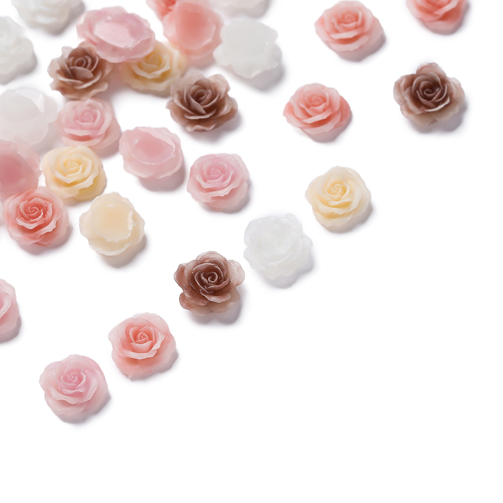 ชาร์มตกแต่งเล็บเรซิ่นรูปดอกไม้ - Resin Craft Ideas บทวิจารณ์และราคา